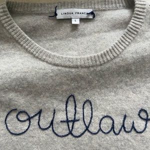 Lingua Franca Cashmere sweater L